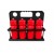 Foldable 8 Water Bottle Carrier with 8 Bottles